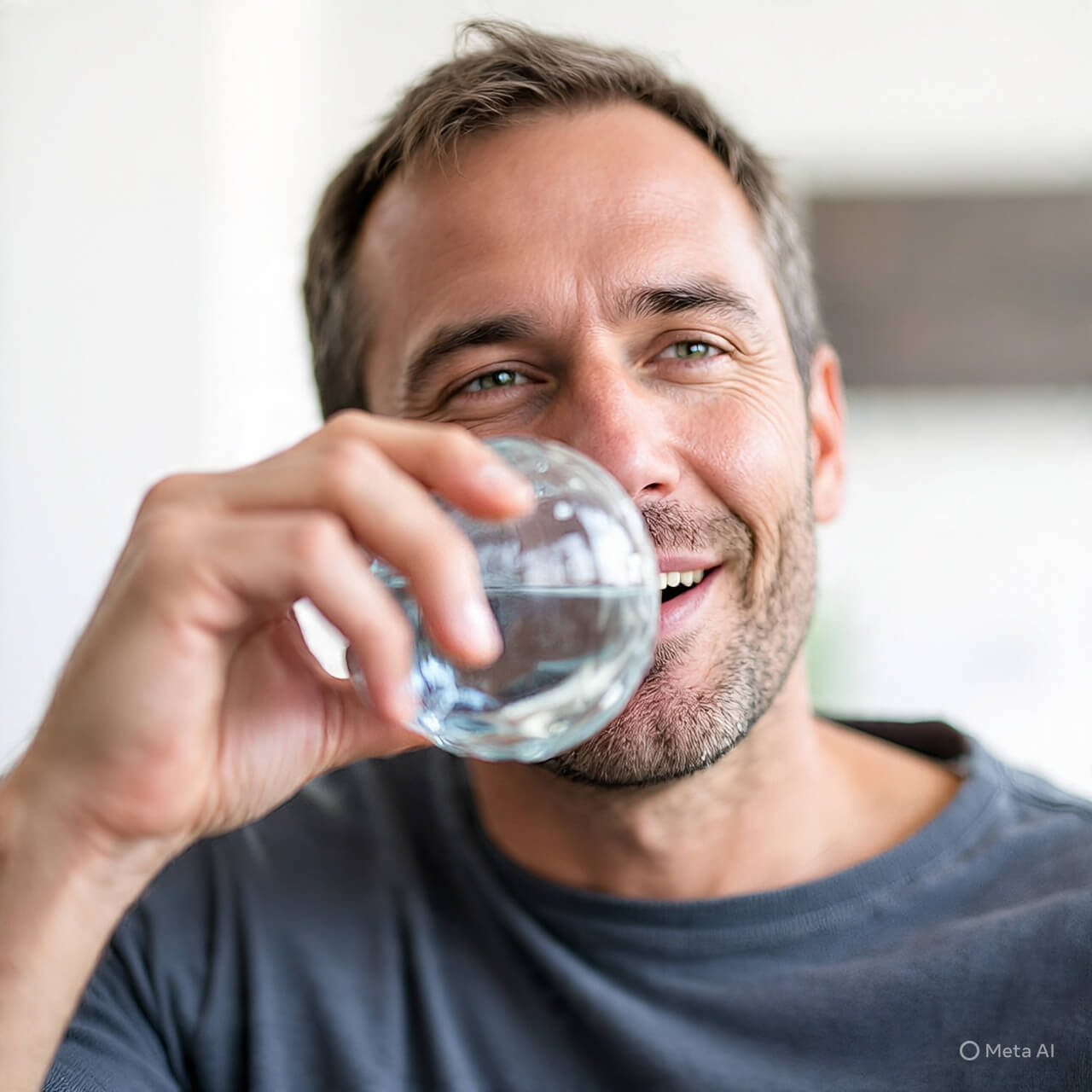 Healthy hydration during hike